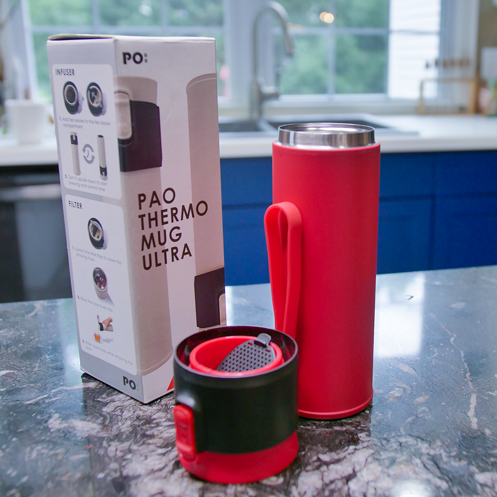 Insulated Cup with Filter Tea Maker Stainless Steel Thermos Tea